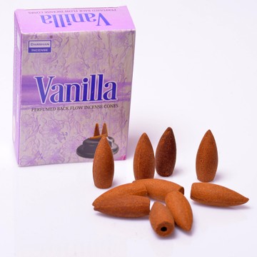 10 Adet Geri Akış Şelale Tütsü -  Vanilyalı Tütsü - 2