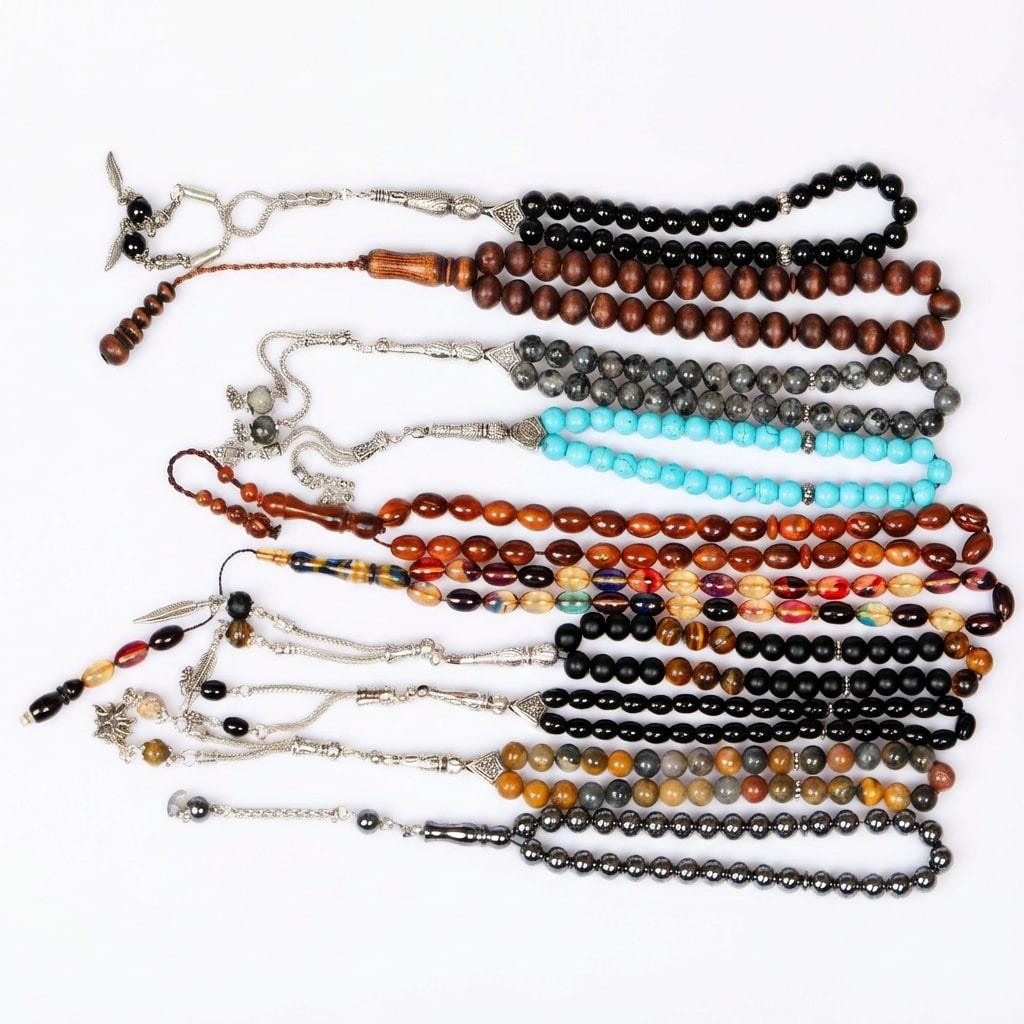 10’lu Sürpriz Hediye Tesbih Kutusu - 10 Farklı Tesbih -10 Günlük Advent Calender Tesbih Kutusu