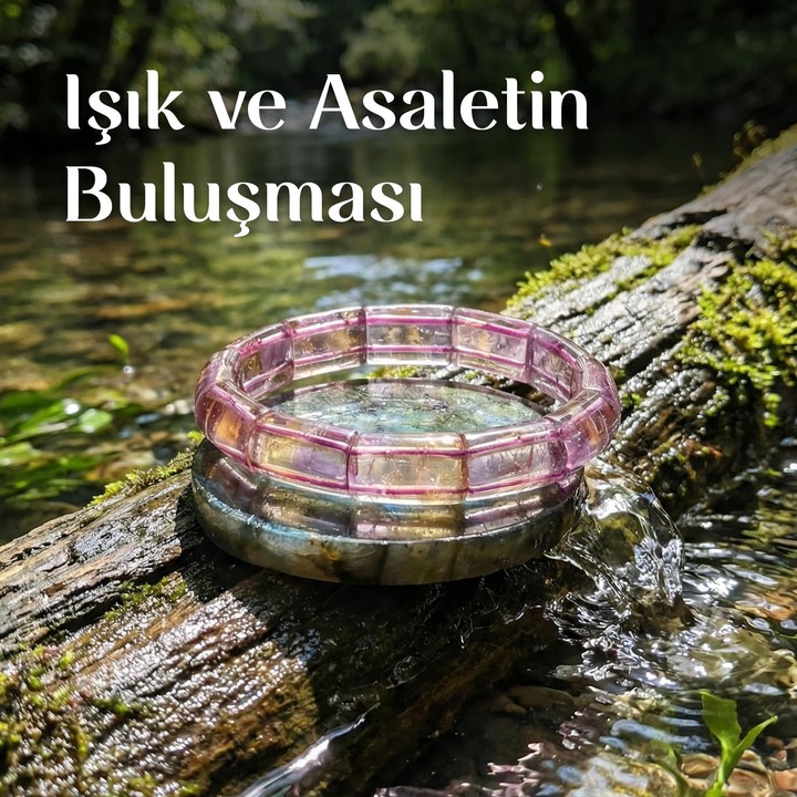 Şekilli Ametrin Bileklik