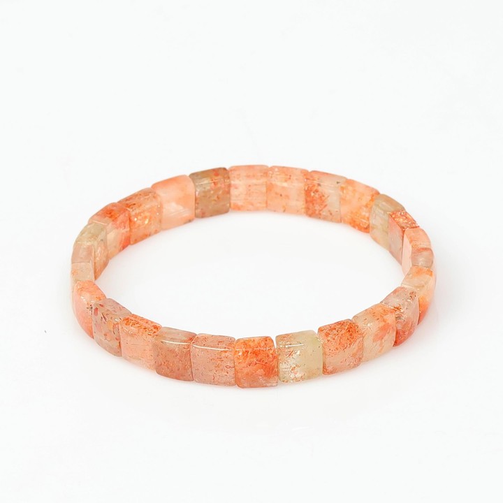 Güneş Taşı Bileklik – Kare Kesim – 8x8 mm