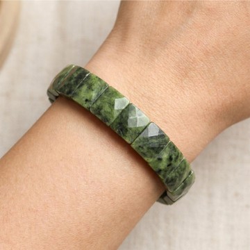 Kanada Yeşimi Bileklik – Dikdörtgen Kesim - 2