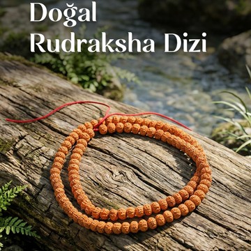Rudraksha Dizi – 6×9 mm – 110 Habbeli - 1