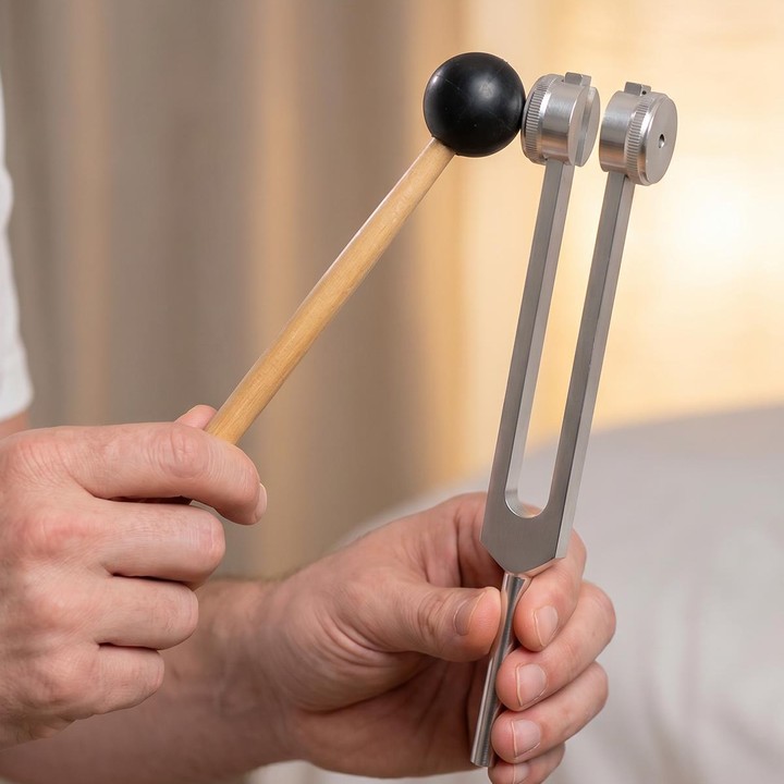 Akort Çatalı Seti Meditasyon Yoga Ses Terapisi Tuning Fork 128 Hz