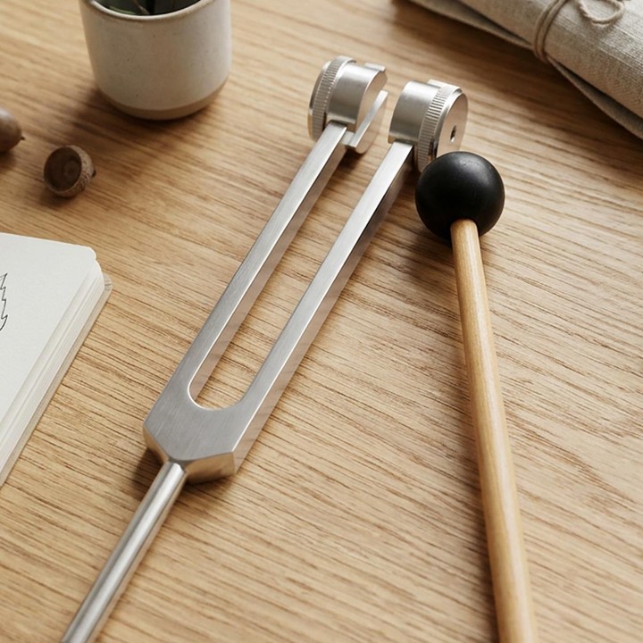 Akort Çatalı Seti Meditasyon Yoga Ses Terapisi Tuning Fork 128 Hz