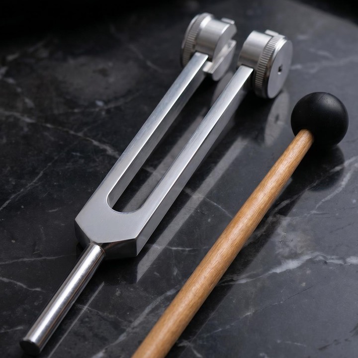 Akort Çatalı Seti Meditasyon Yoga Ses Terapisi Tuning Fork 128 Hz