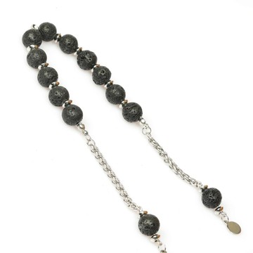 Lav Taşı Çelik Zaza Tesbih – 10 mm - 2
