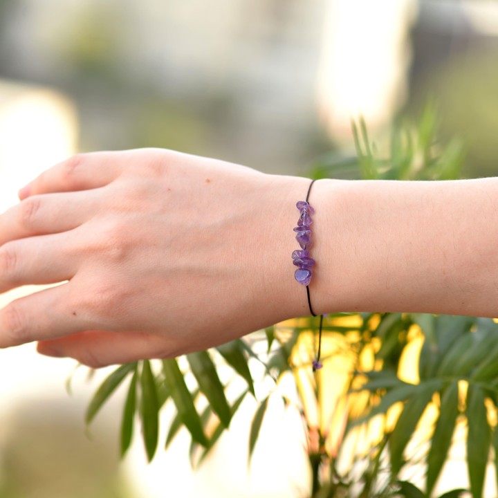 3 Adet Doğal Taş Bileklik - Ayarlamalı