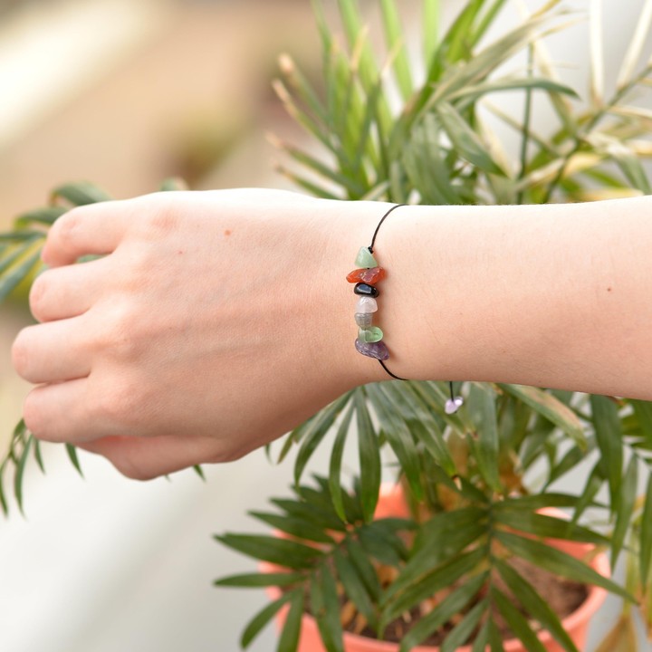 3 Adet Doğal Taş Bileklik - Ayarlamalı