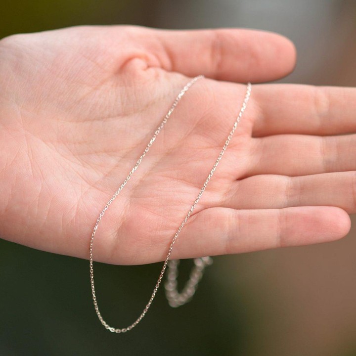 Gümüş zincir - 45 cm - 2