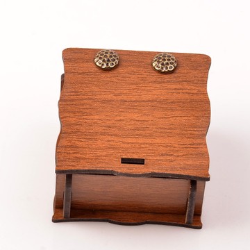 Ahşap Yüzük Kutusu - 2
