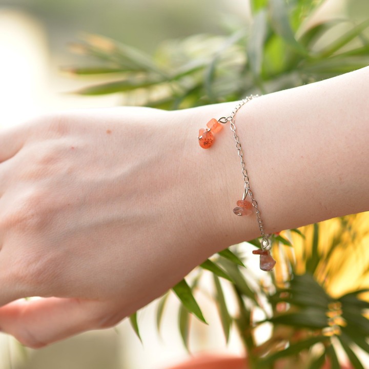 Akik Taşı Bileklik – Kararmaz Zincirli