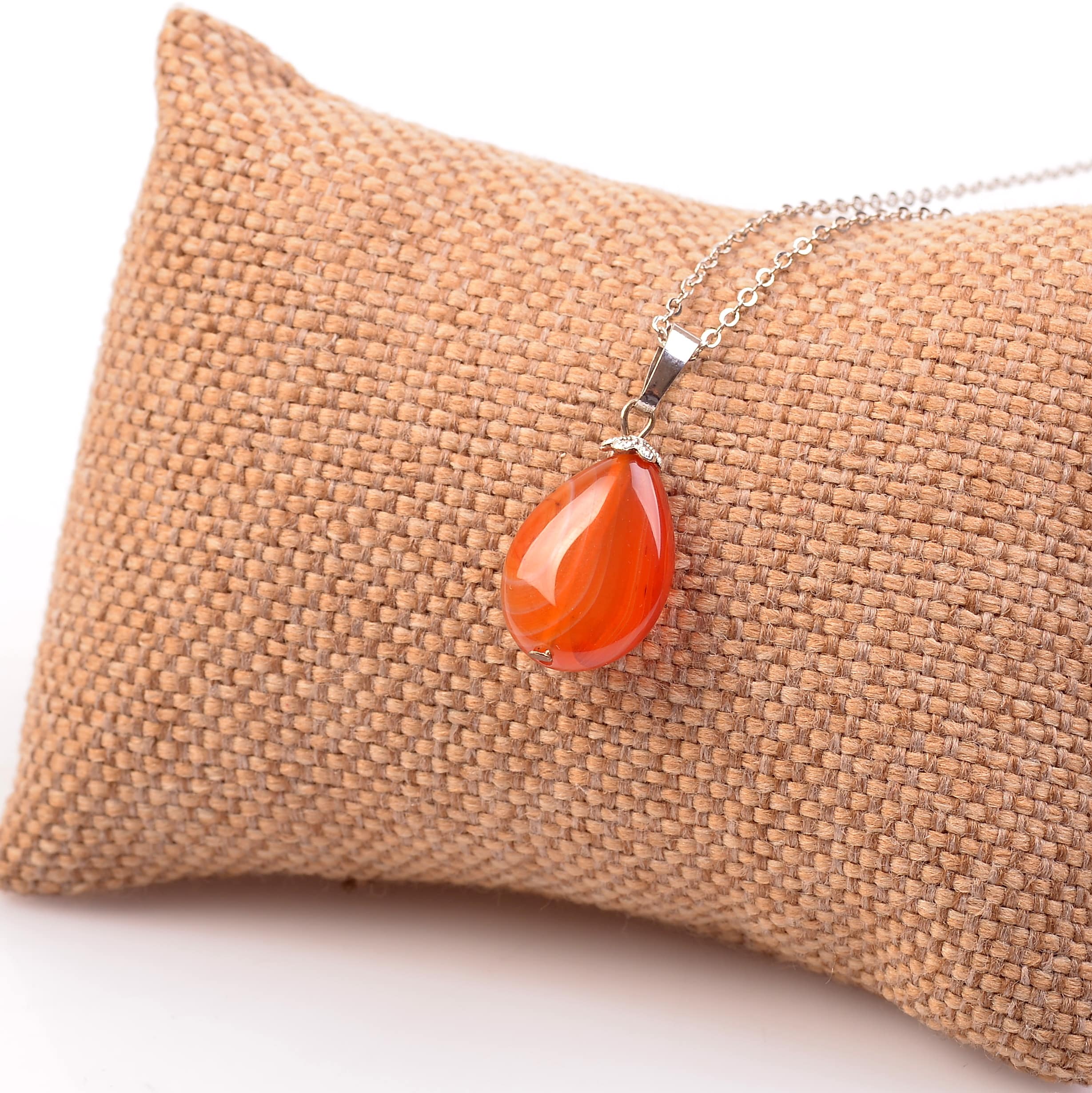 Agate Stone Drop Necklace