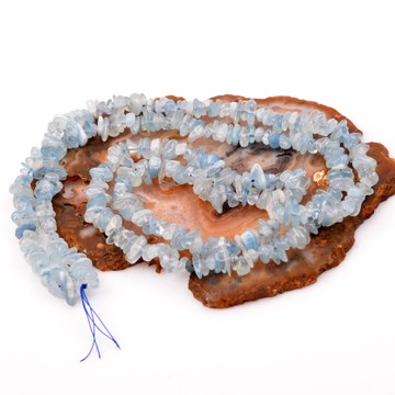 Akuamarin Taşı Şekilsiz Dizi - Kırık Taş - 2