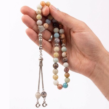 Amalonite Stone Tesbih (8 mm) - 2