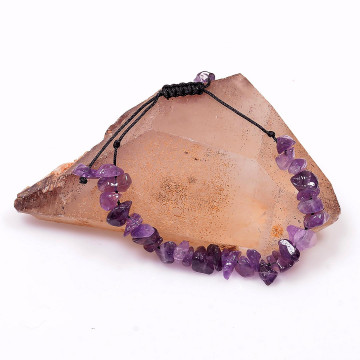 Ametist Taşı Bileklik - Ayarlamalı - 2