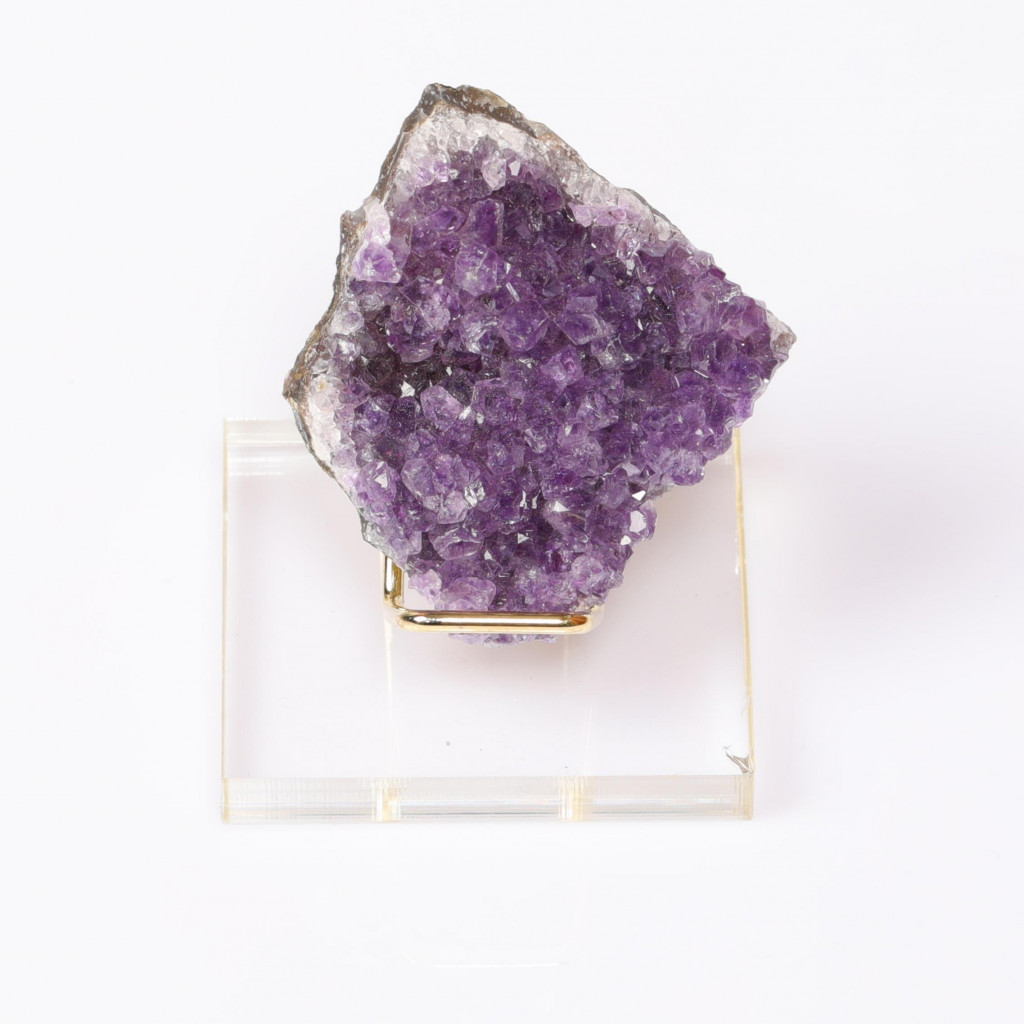 Ametist Taşı Ham Parça –Plexi Standlı