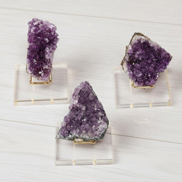Ametist Taşı Ham Parça –Plexi Stantlı