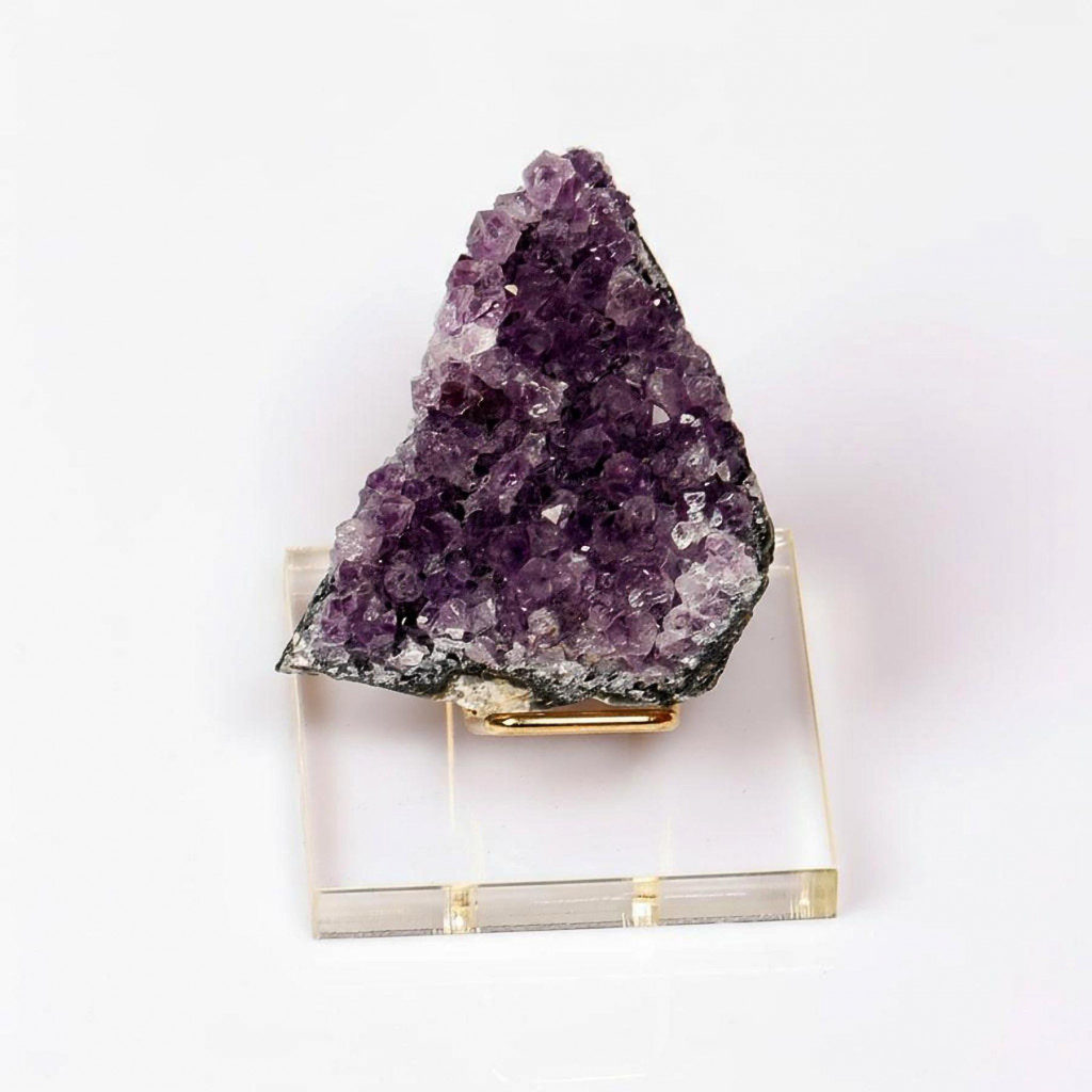 Ametist Taşı Ham Parça –Plexi Stantlı