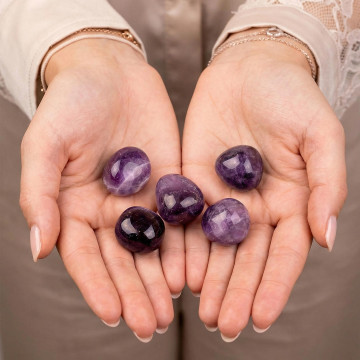 Ametist Taşı Kütle - Koyu Renk