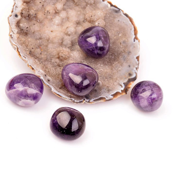 Ametist Taşı Kütle - Koyu Renk - 2