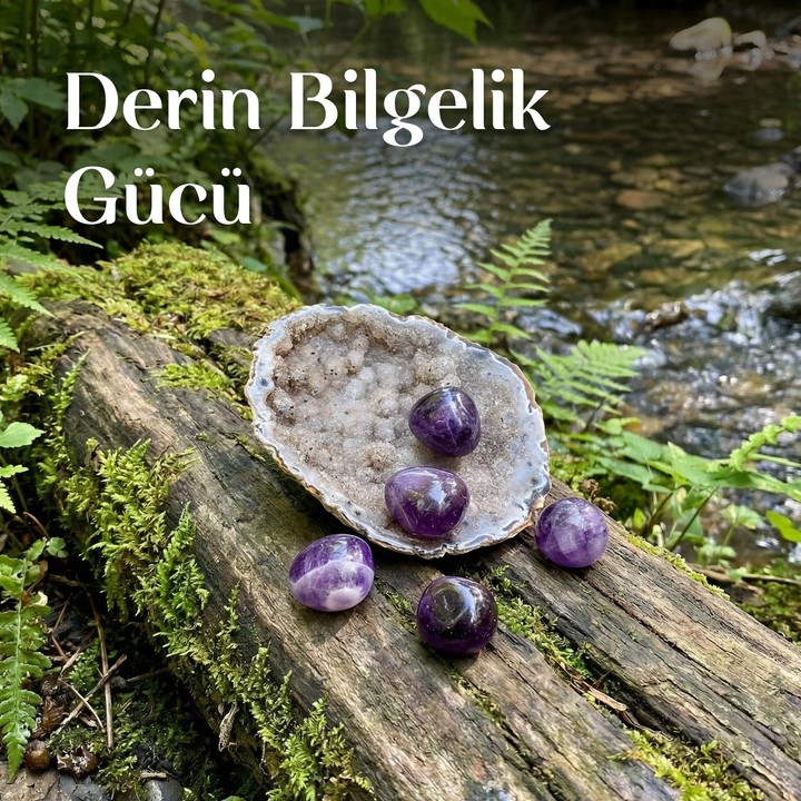 Ametist Taşı Kütle - Koyu Renk