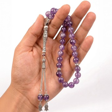 Ametist Taşı Tesbih (8 mm) - 2