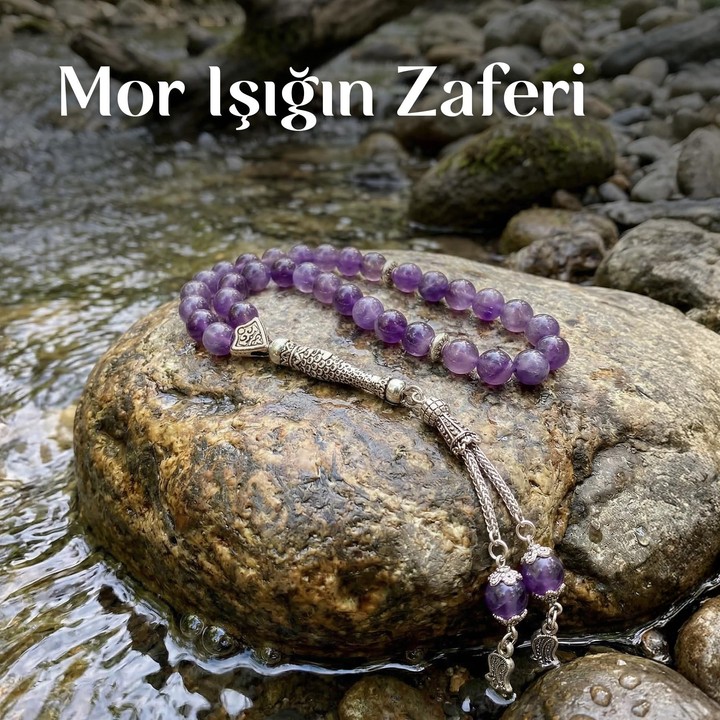 Ametist Taşı Tesbih (8 mm)