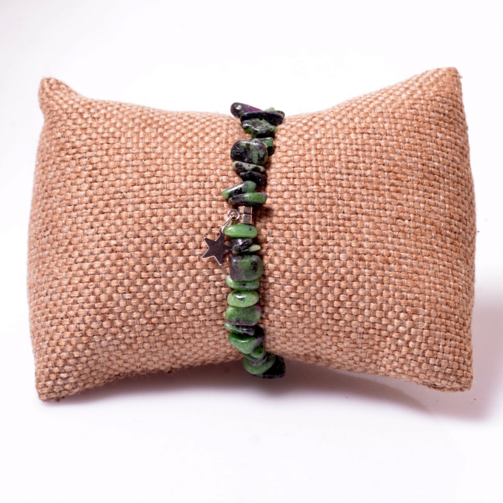 Anyolit Taşı Şekilsiz Bileklik - Kırık Taş Bileklik