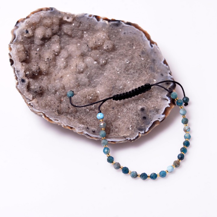 Apatit Taşı Bileklik - 4 mm Ayarlamalı - 2