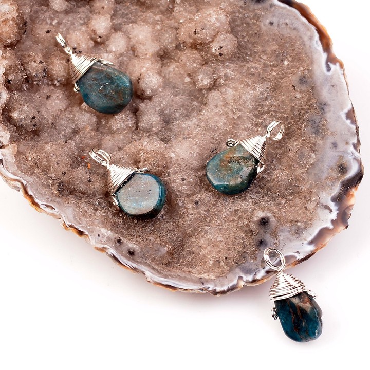 Apatit Taşı Kolye - Damla Şeklinde