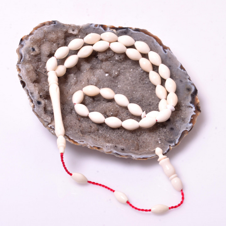 Arpa Kesim Deve Kemiği Tesbih 6*10 mm - 2