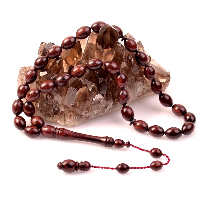 Arpa Kesim Kral Ağacı Tesbih 7*11mm