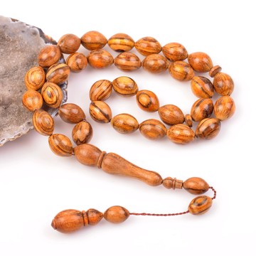 Arpa Kesim Öd Ağacı Tesbih - 9*13 mm Büyük Boy - 2