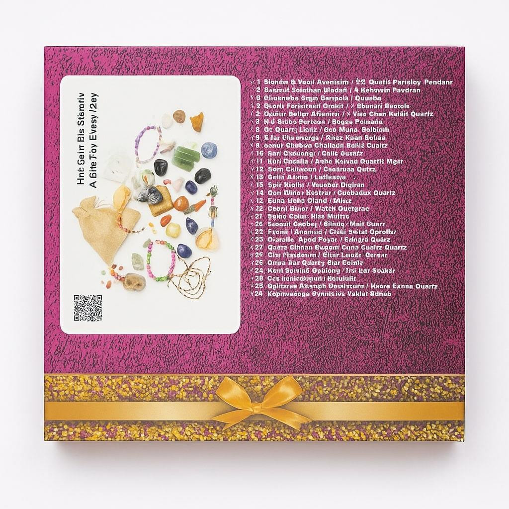 Taş Sandığı Advent Calendar – 31 Günlük Sürpriz Hediye & Doğal Taş Takvimi