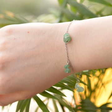 Aventurin Taşı Bileklik – Kararmaz Zincirli - 2