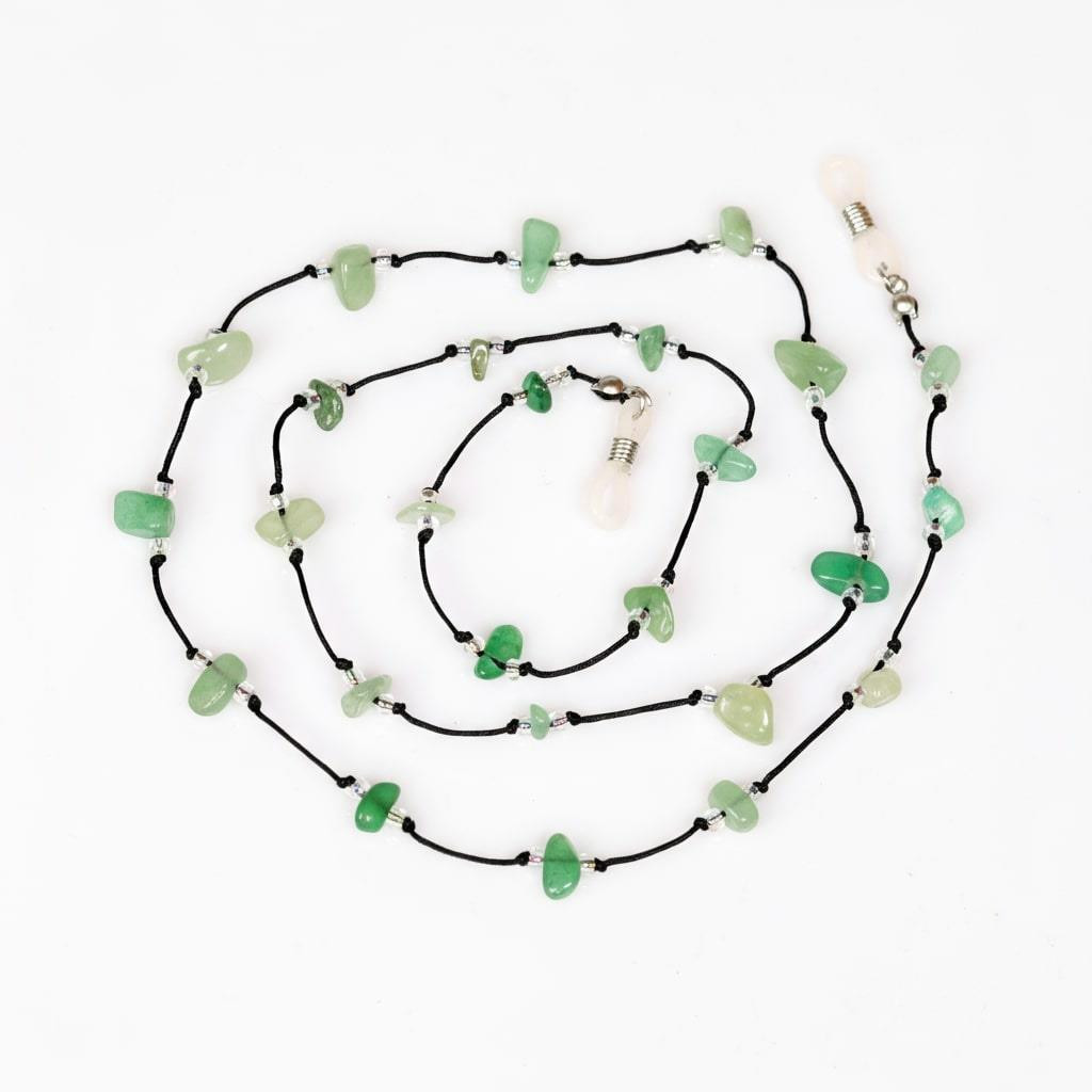 Aventurin Taşı Gözlük Askısı – Doğal Taş Gözlük İpi, Şans Taşı Aventurin Taşı Gözlük Askısı – Doğal Taş Gözlük İpi, Şans Taşı