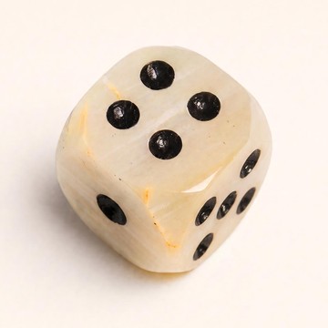 Yeşil Oniks Taşı Zar - 5,5 cm - 2