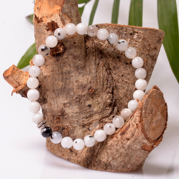 Ay Taşı Bileklik - 6 mm - 1