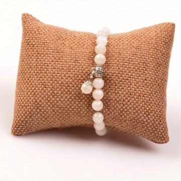 Ay Taşı Bileklik - 6 mm - 2