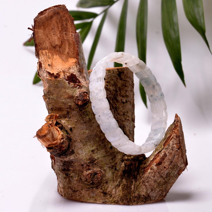 Ay Taşı Bileklik - 7*10 mm