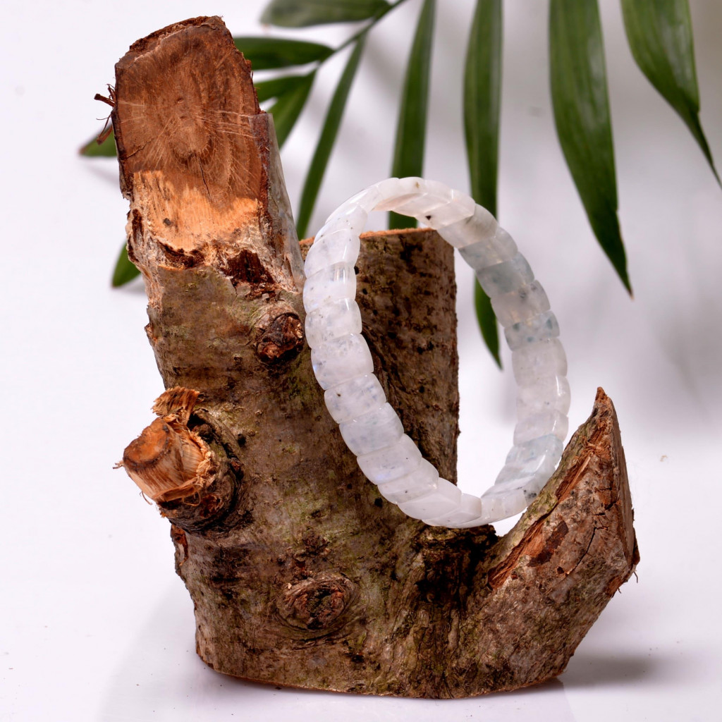 Ay Taşı Bileklik - 7*10 mm