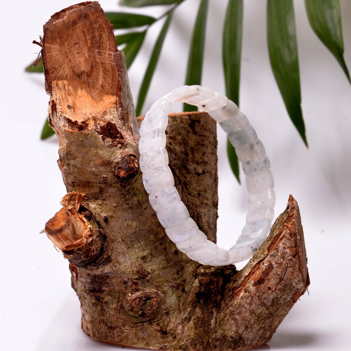 Ay Taşı Bileklik - 7*10 mm