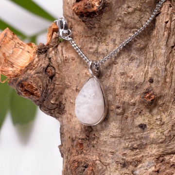 Ay Taşı Damla Kolye - Küçük Boy - 2