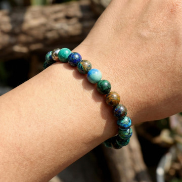 Azurit Taşı Bileklik - 10 mm - 2