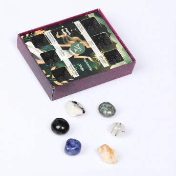 Başak Burcu Doğal Taş Seti – Karton Kutulu