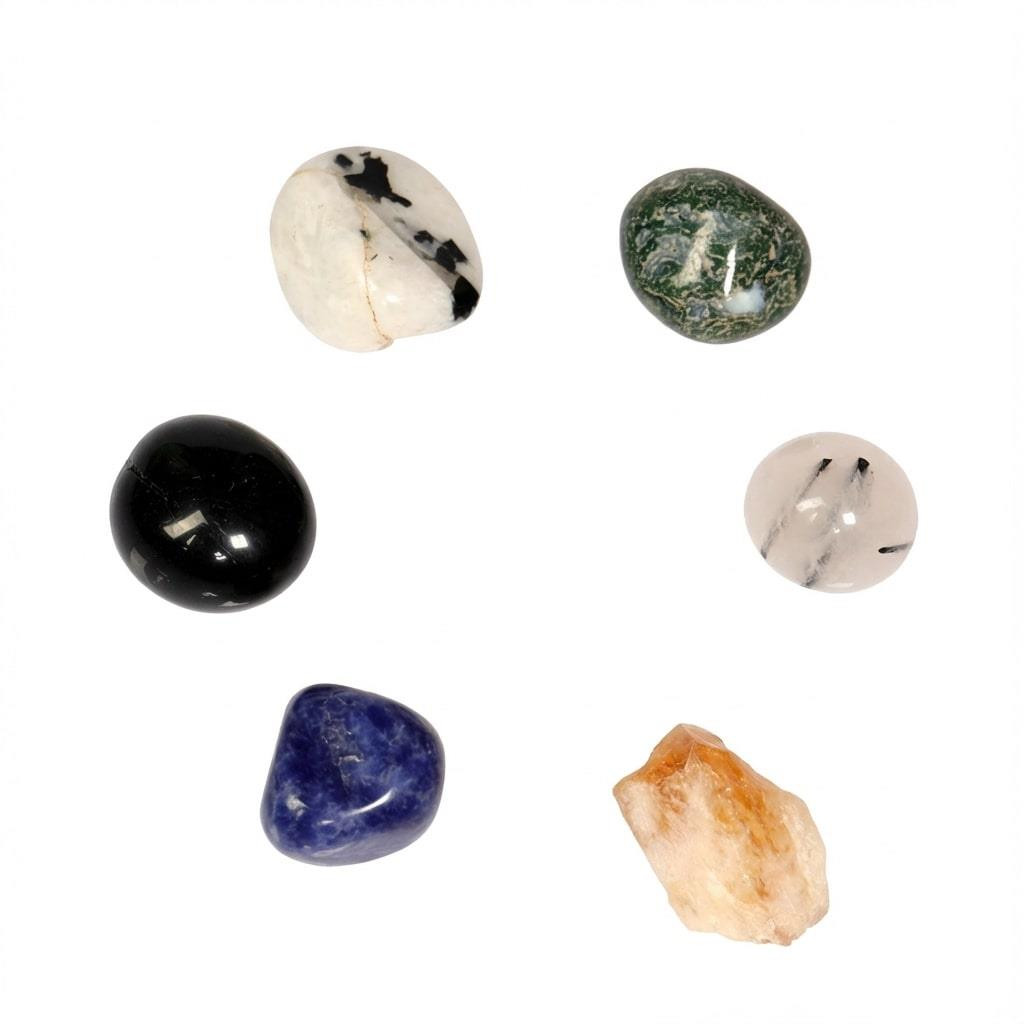 Başak Burcu Doğal Taş Seti – Karton Kutulu