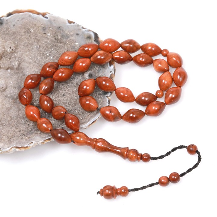 Beyzi Kesim Kuka Tesbih 8*12 mm - 1