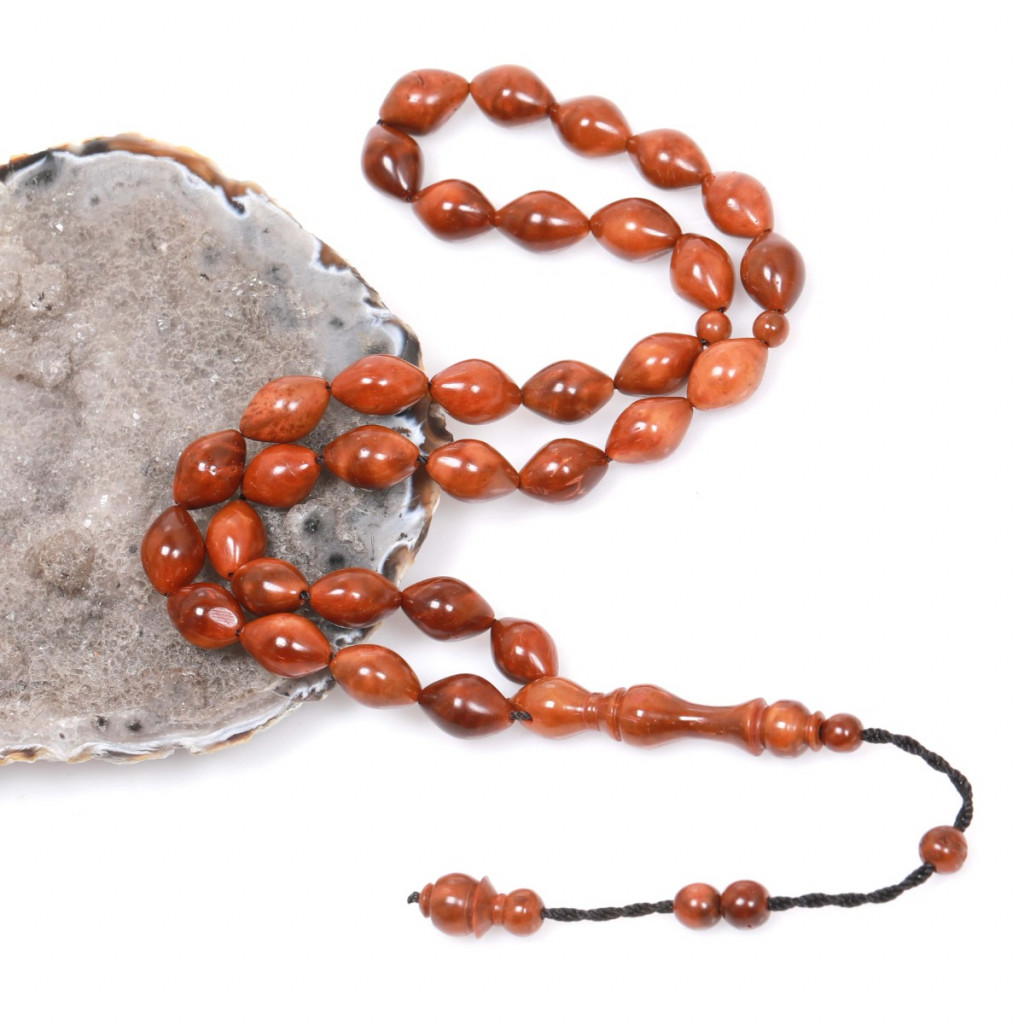 Beyzi Kesim Kuka Tesbih 8*12 mm