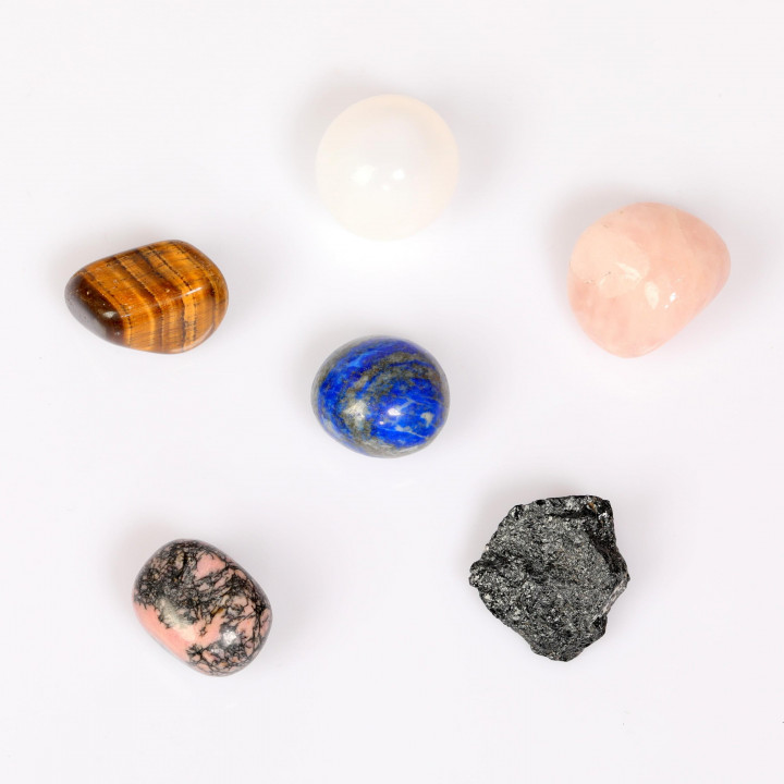 Boğa Burcu Doğal Taş Seti – Karton Kutulu