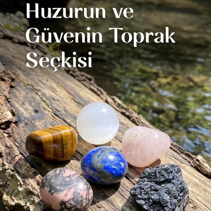 Boğa Burcu Doğal Taş Seti – Karton Kutulu